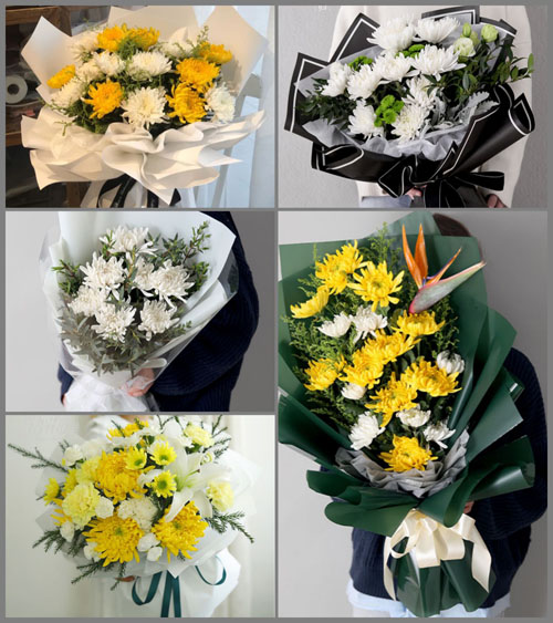 河南郑州金水区兴达路街道黄庄村白事花束代送